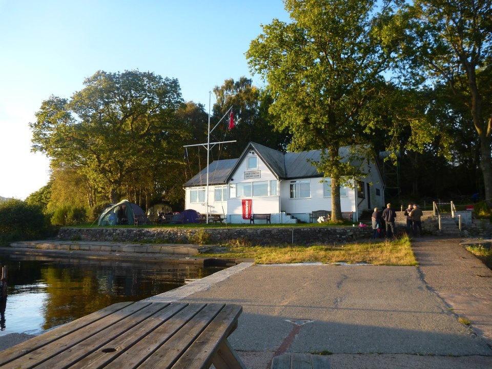Clubhouse from the jetty