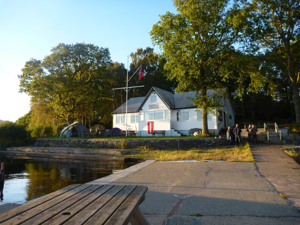 Clubhouse from the jetty